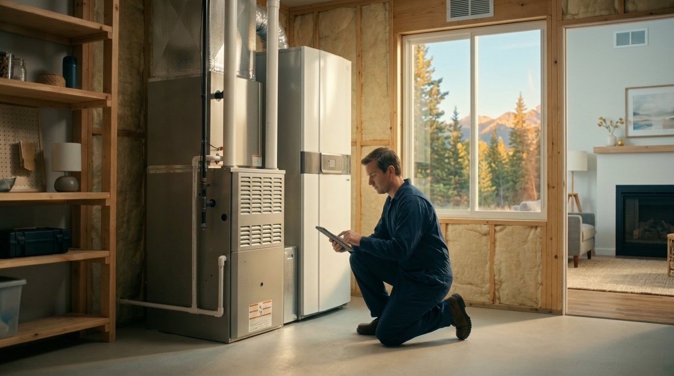 Home Performance Pros cooling service in a Utah home